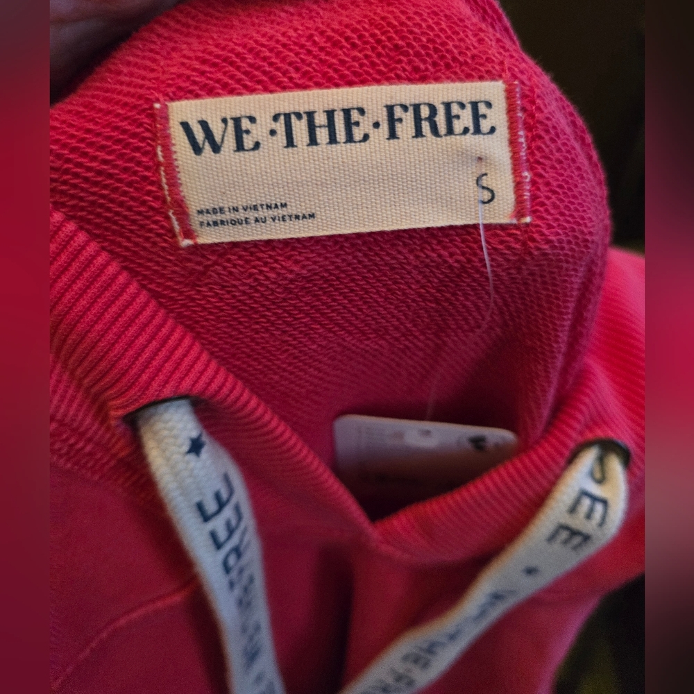 NWT We The Free We Hoodie In High Risk Red - Picture 9 of 10